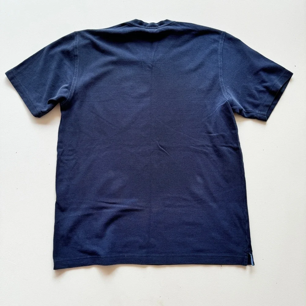 Brooks Brothers - All Cotton Logo Crewneck T-Shirt in Blue